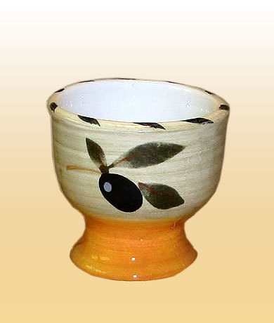 Eierbecher Keramik Design "Olive"