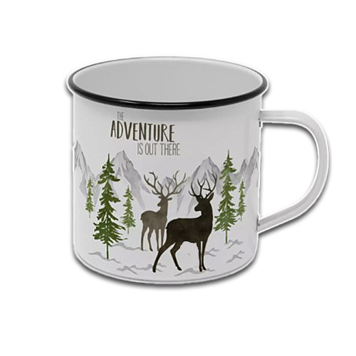 Metal Cup "Adventure Deer"